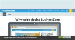Desktop Screenshot of businesszone.co.uk